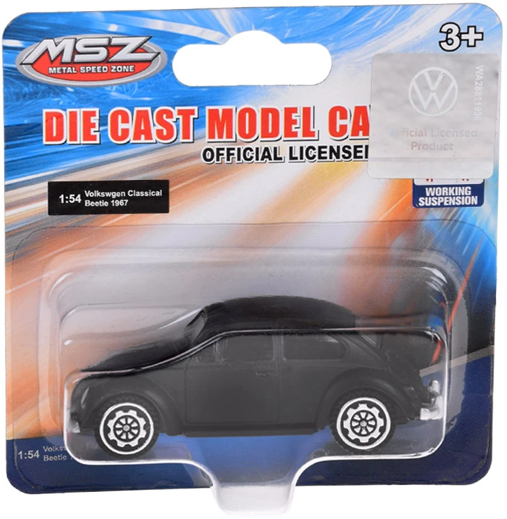 Jokomisiada Licencijuotas metalinis automobilis Volkswagen Classical Beetle 1967 1:54 ZA5062