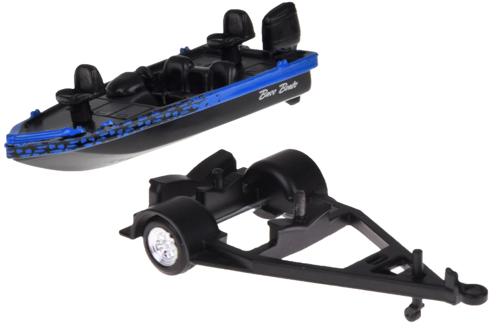 Jokomisiada Licencijuotas metalinis automobilis 1:64 Ford F-150 SVT Raptor 2021 ir laivas