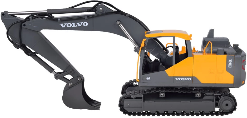 Jokomisiada Licencijuotas VOLVO ekskavatorius 1:16, valdomas nuotoliniu būdu, daug funkcijų RC0668