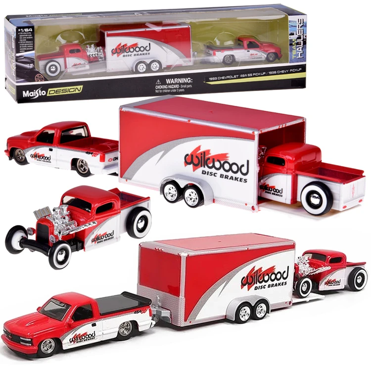 Jokomisiada Licencijuoti lieti automobiliai 1:64 Chevrolet 454 SS pikapas ir pikapas