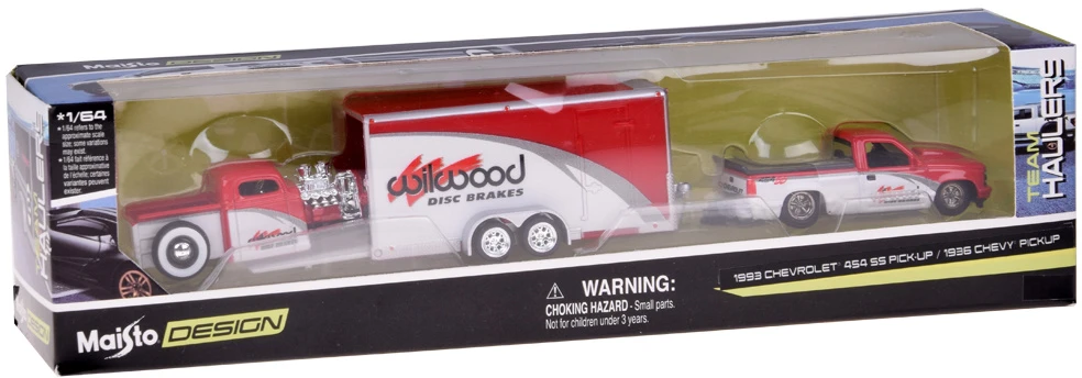 Jokomisiada Licencijuoti lieti automobiliai 1:64 Chevrolet 454 SS pikapas ir pikapas