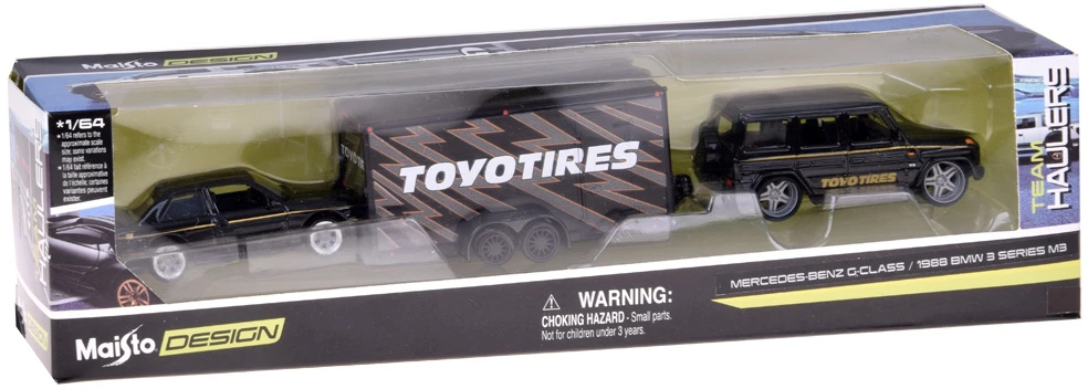 Jokomisiada Licencijuoti metaliniai automobiliai 1:64 Mercedes-Benz G 1988 ir BMW M3 E30
