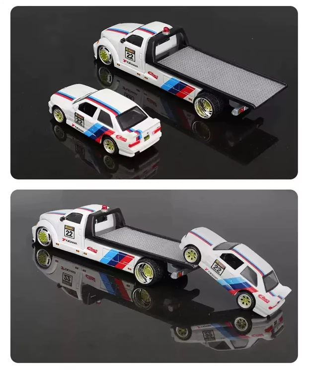 Jokomisiada Licencijuoti metaliniai automobiliai 1:64 „Maisto“ platforminis automobilis ir 1988 m. BMW M3