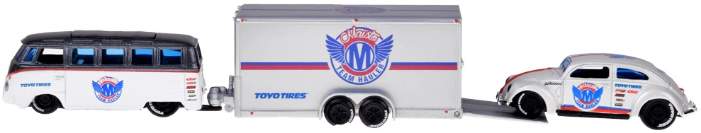 Jokomisiada Licencijuoti metaliniai automobiliai 1:64 „Volkswagen Van“ „Samba“ ir „VW Beetle