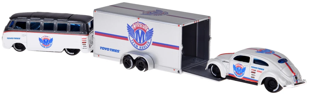 Jokomisiada Licencijuoti metaliniai automobiliai 1:64 „Volkswagen Van“ „Samba“ ir „VW Beetle