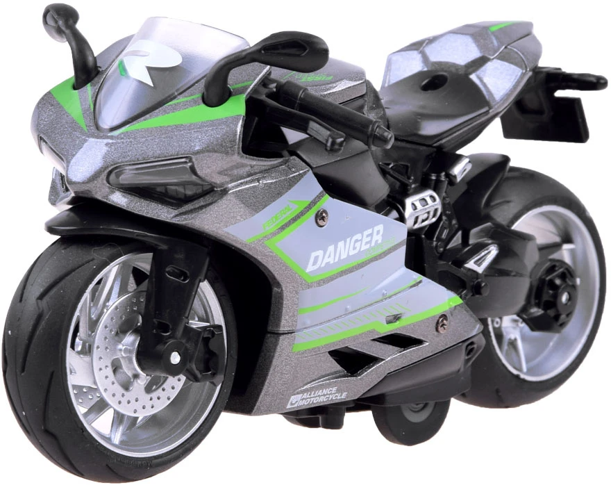 Jokomisiada „DieCast“ modelis motociklas su styginių žaislu