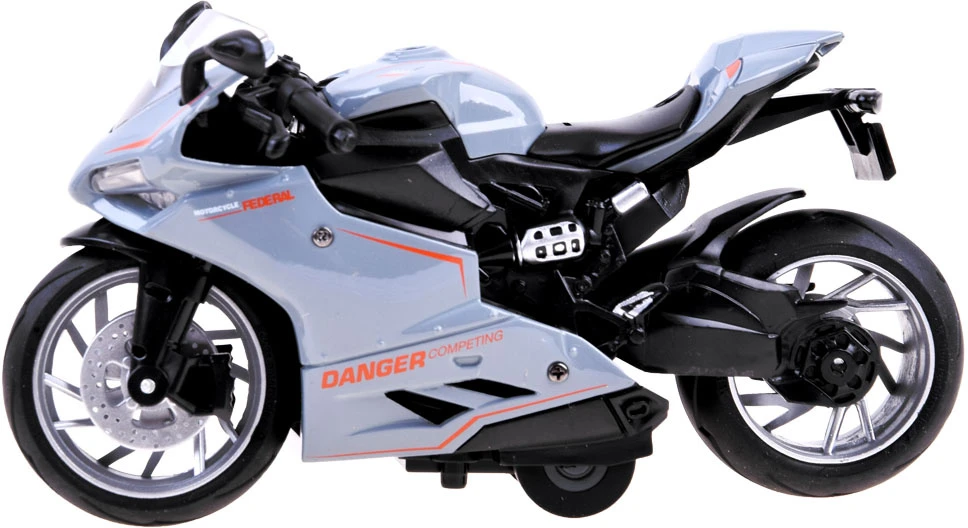 Jokomisiada Lieto metalo modelis Motociklas su virvele ZA3933 B