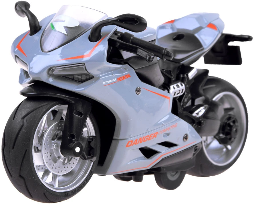 Jokomisiada Lieto metalo modelis Motociklas su virvele ZA3933 B