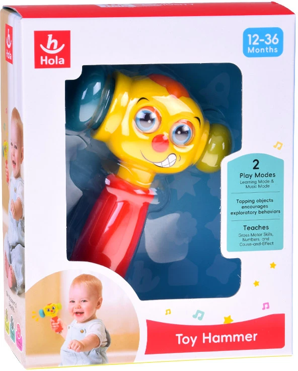 Jokomisiada Linksmas interaktyvus žaislas, plaktukas