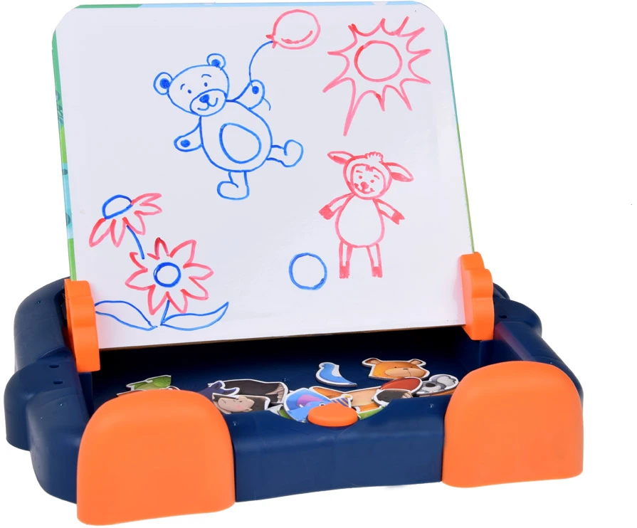 Dėlionė Jokomisiada Magnetic board 2in1 magnetic puzzle animal drawing board ZA5157
