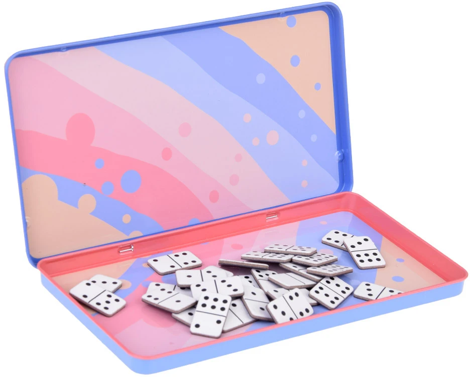 Jokomisiada Domino magnetinis mini kelionių žaidimas vaikams ir suaugusiems GR0675