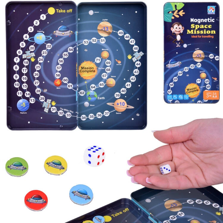 Jokomisiada Magnetinis žaidimas Space Mission nešiojamas magnetinis žaidimas ZA5197
