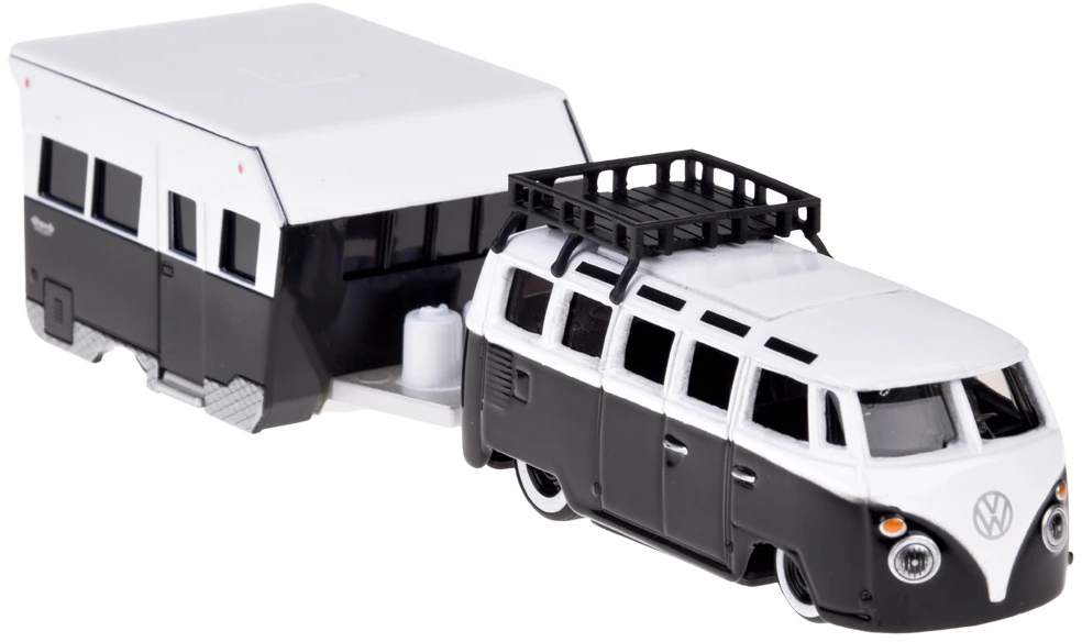 Jokomisiada Maisto licensed car Volkswagen VAN Samba trailer 1:64 1:64 ZA5959