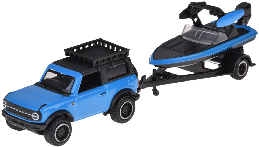 Jokomisiada Maisto Licensed Metal Car Ford Bronco 2021 Boat 1:64 ZA5969