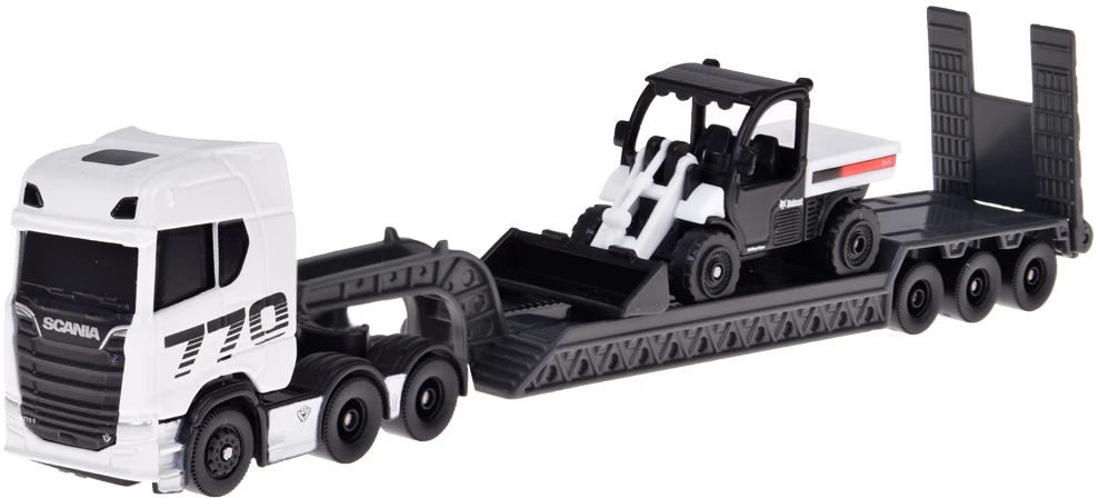 Jokomisiada Maisto Licensed Die-Cast Car SCANIA 770S + Trailer Bulldozer ZA5966