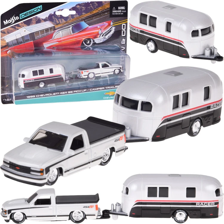 Jokomisiada Maisto Licensed Metal Car Chevrolet 454 SS Pick-up 1:64 ZA5963