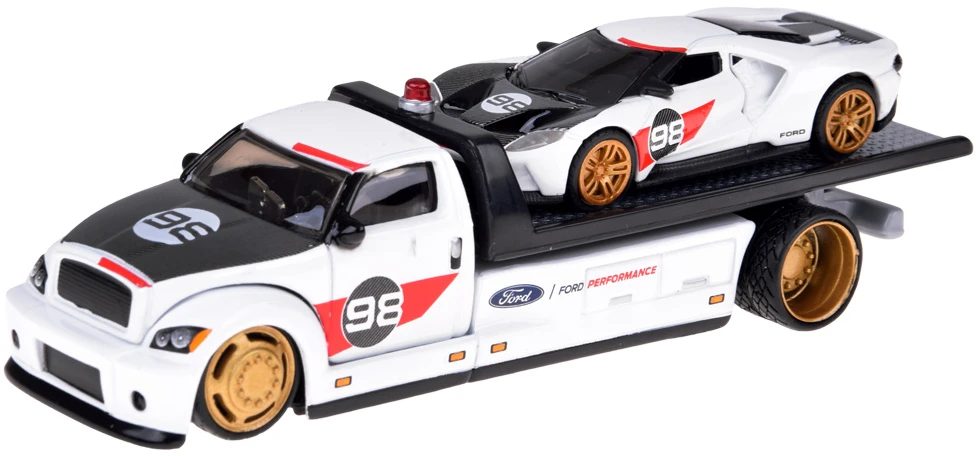 Jokomisiada Maisto metal car kit Flatbed Ford GT Heritage 2021 1:64 ZA5957