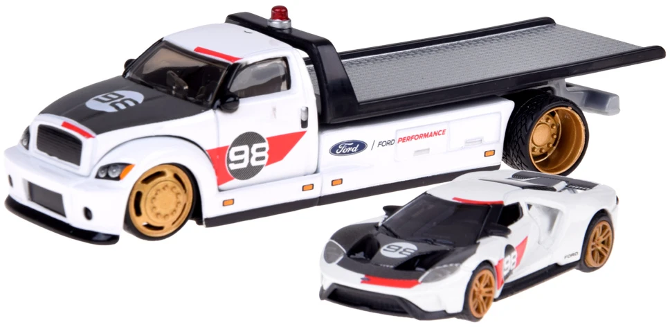 Jokomisiada Maisto metal car kit Flatbed Ford GT Heritage 2021 1:64 ZA5957