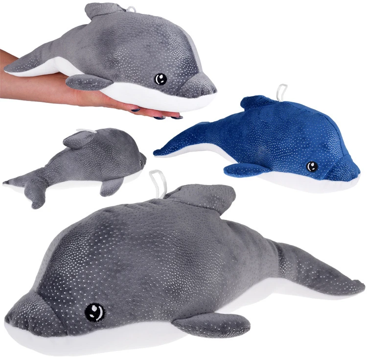 Jokomisiada Talismanas pliušinis delfinas 37cm delfinas