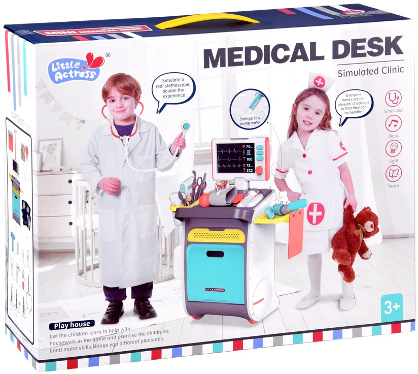 Jokomisiada Medicinos rinkinys gydytojas sveikatos klinika Medicinos stalas ZA4197