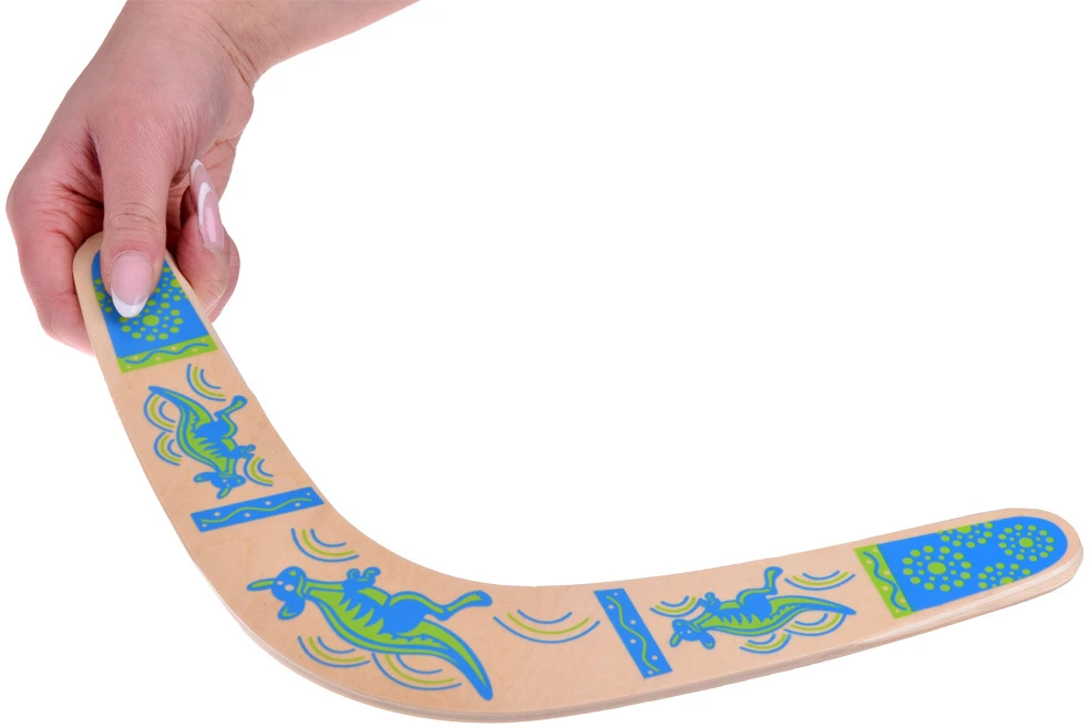 Jokomisiada Medinis „Boomerang“ žaislas. Smagus, ilgas metimas, mesti ir pagauti sp0746