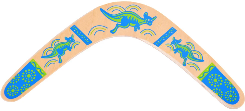 Jokomisiada Medinis „Boomerang“ žaislas. Smagus, ilgas metimas, mesti ir pagauti sp0746