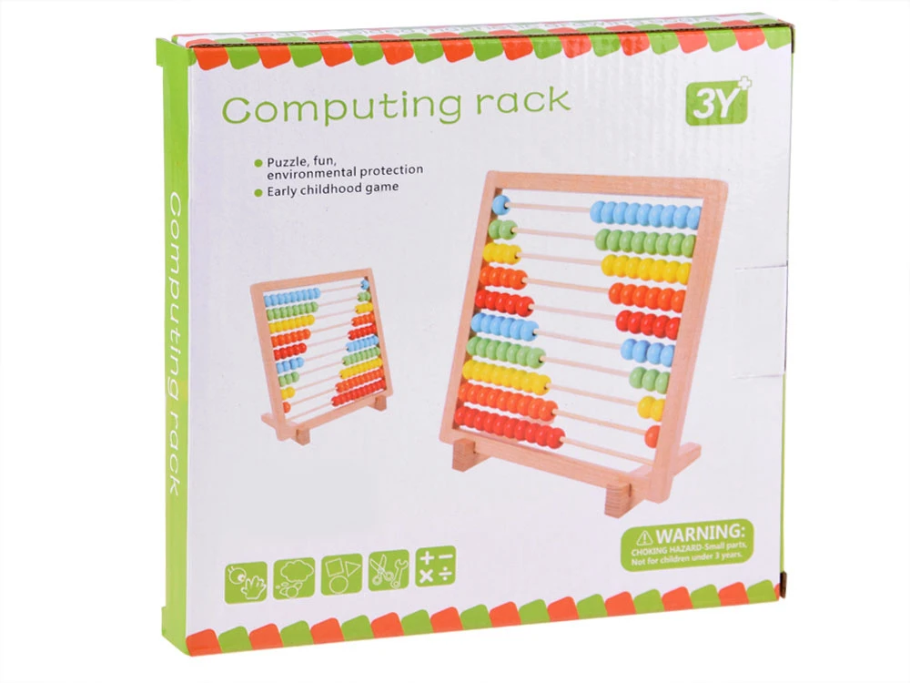 Dėlionė Jokomisiada Medinė spalvinga mokykla ABACUS