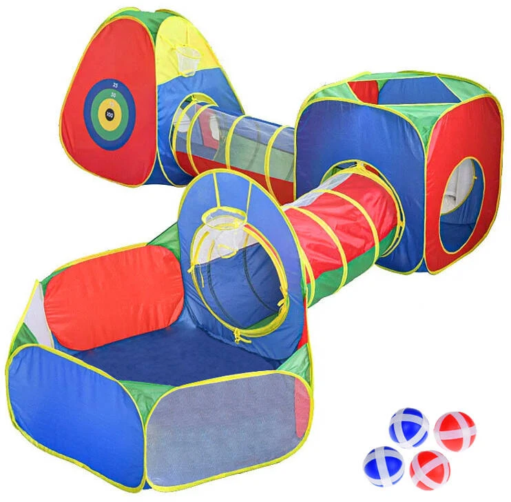 Jokomisiada Mega Play Center Set 5in1 Tunnel tent Tents with tunnels ZA4974