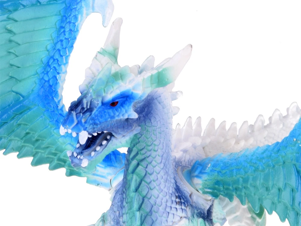 Jokomisiada Mėlyna and baltas Dragon figurine with movable wings ZA5017