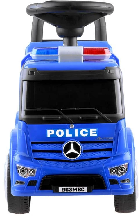 Jokomisiada Mercedes policijos važiavimas žaislinio automobilio Pusher