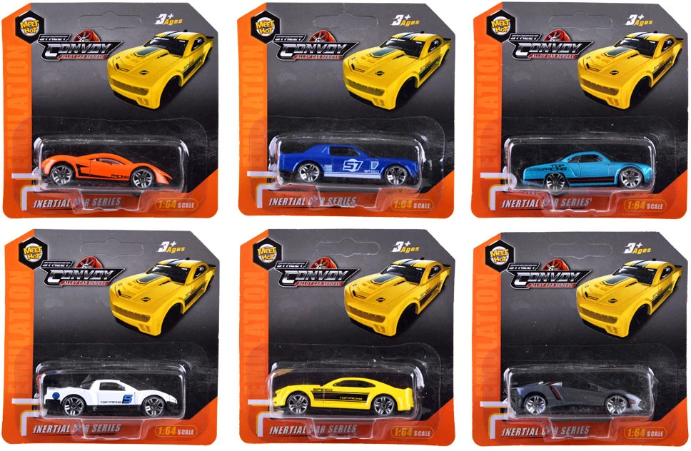 Jokomisiada Metalinis žaislinis automobilio spyruoklinis modelis 1:64 ZA4343