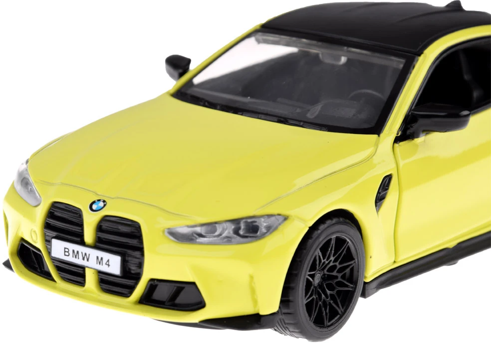 Jokomisiada Metalo automobilio modelis BMW M4 skalė 1:32 Šviesos ZA4617 garsai