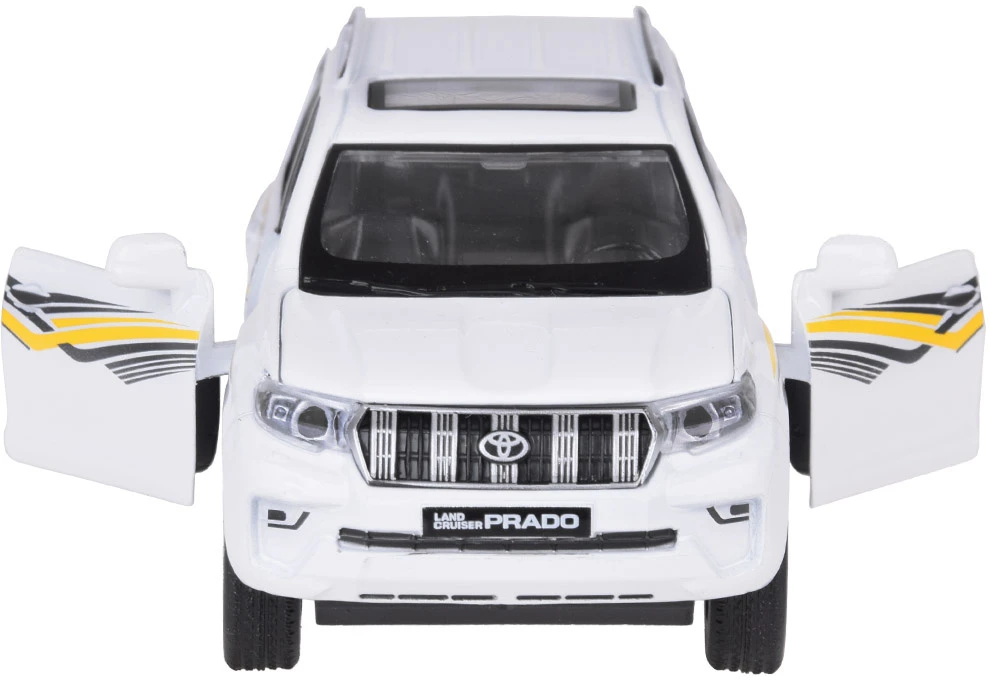Jokomisiada Metalinis automobilio modelis TOYOTA LAND CRUISER PRADO su šviesa ir garsu visureigis ZA5056