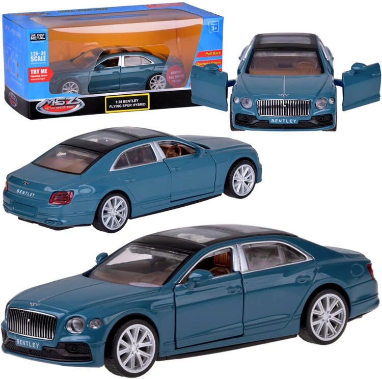 Jokomisiada Metalinis modelis BENTLEY FLYING SPUR HYBRID 1:38 interaktyvus ZA5052