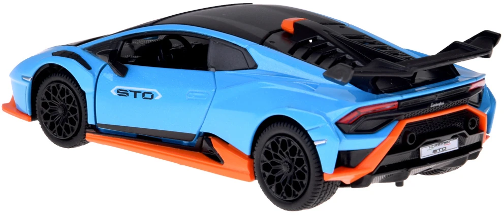 Jokomisiada Metalinis automobilis „Lamborghini Huracan STO“ 1:32 garso ir šviesos efektas ZA5949