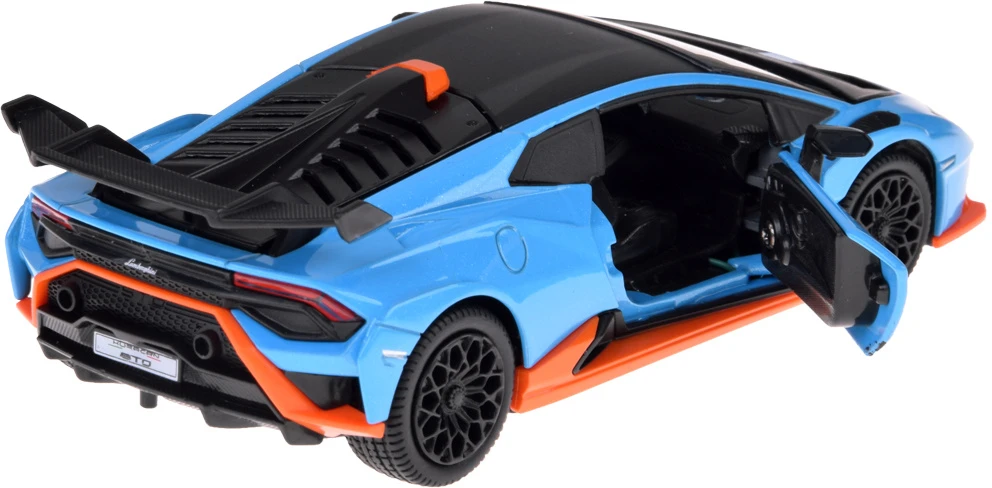 Jokomisiada Metalinis automobilis „Lamborghini Huracan STO“ 1:32 garso ir šviesos efektas ZA5949