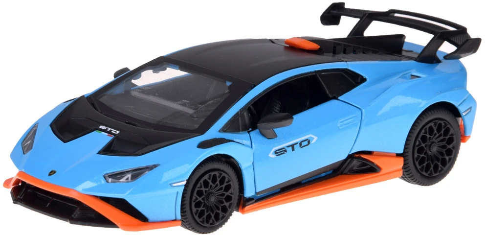 Jokomisiada Metalinis automobilis „Lamborghini Huracan STO“ 1:32 garso ir šviesos efektas ZA5949