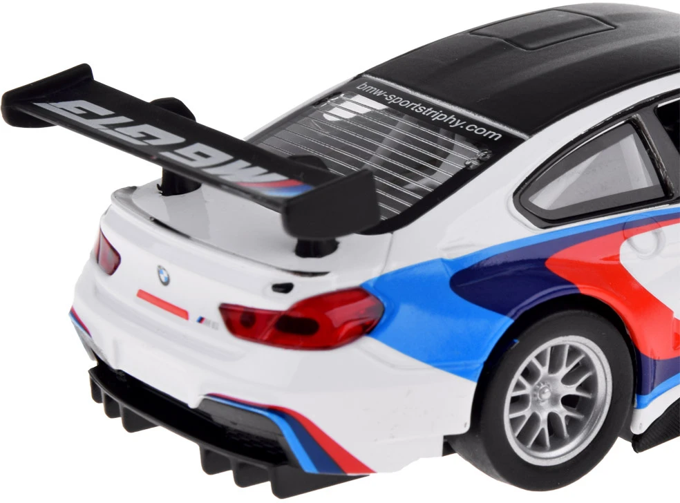 Jokomisiada Metalo automobilių sporto modelis „BMW M6 GT3“ skalė 1:32 Šviesos garsas ZA4613