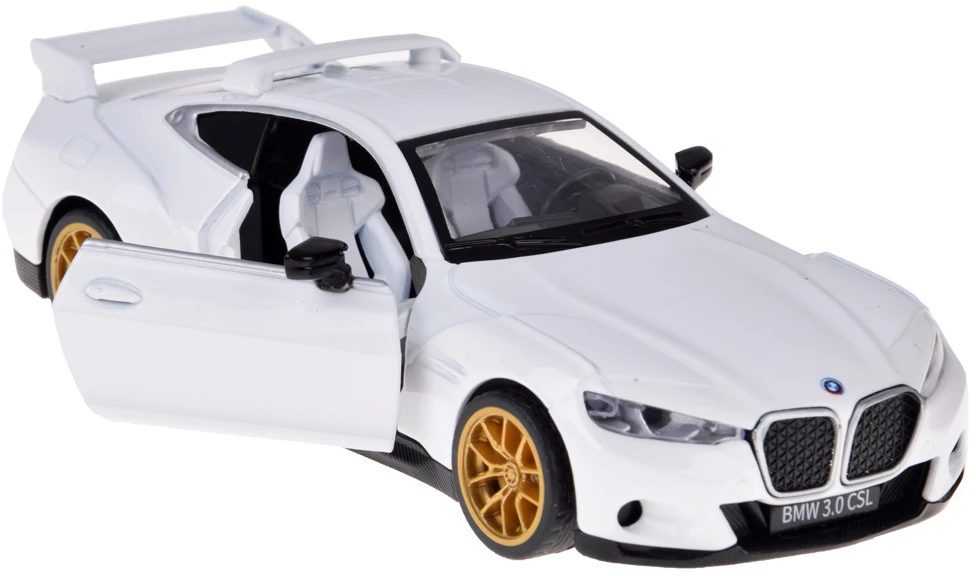 Jokomisiada metalinis sportinis automobilis BMW 3.0 CSL 1:34 su garso ir šviesos efektais ZA5948