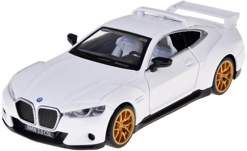 Jokomisiada metalinis sportinis automobilis BMW 3.0 CSL 1:34 su garso ir šviesos efektais ZA5948