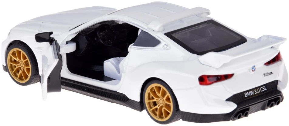Jokomisiada metalinis sportinis automobilis BMW 3.0 CSL 1:34 su garso ir šviesos efektais ZA5948