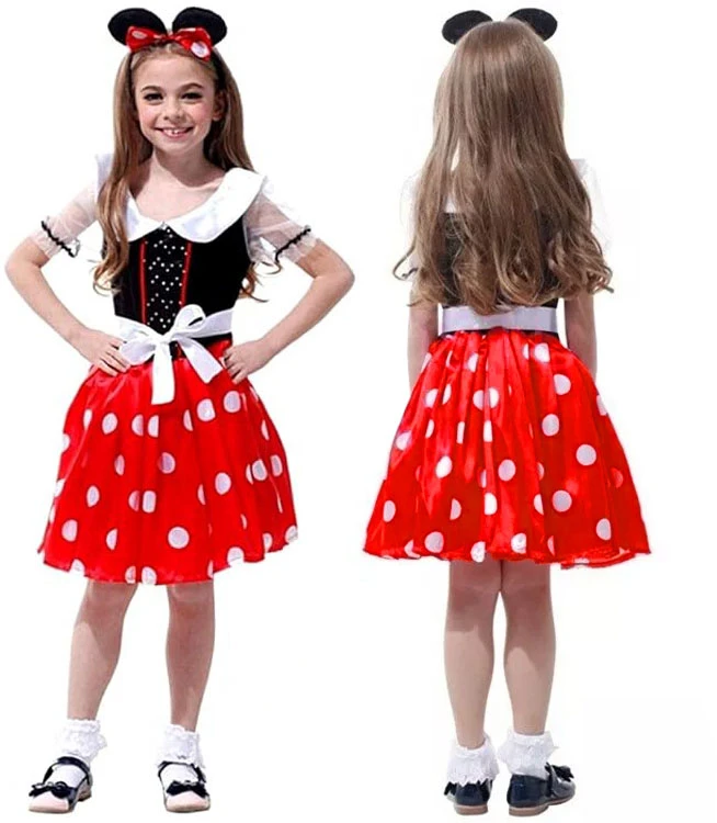 Jokomisiada Mielas Minnie Mouse kostiumas mergaitėms LXL ZA5280