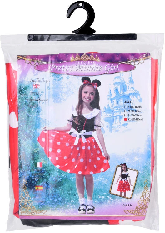 Jokomisiada Mielas Minnie Mouse kostiumas mergaitėms LXL ZA5280