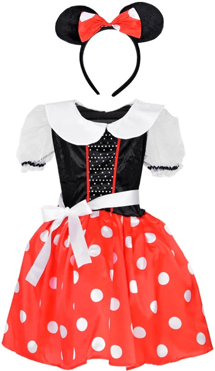 Jokomisiada Mielas Minnie Mouse kostiumas mergaitėms LXL ZA5280