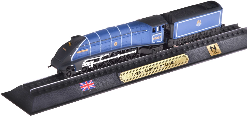 Jokomisiada Šiuolaikinis lokomotyvas Kolekcininkų modelis LNER CLASS A4 MALLARD 1:160
