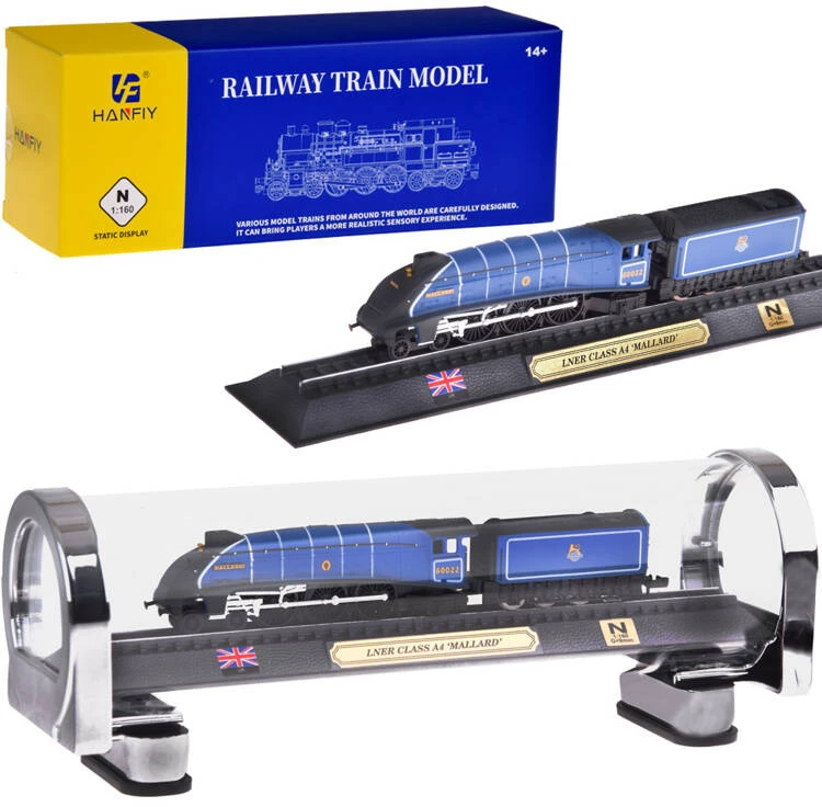 Jokomisiada Šiuolaikinis lokomotyvas Kolekcininkų modelis LNER CLASS A4 MALLARD 1:160