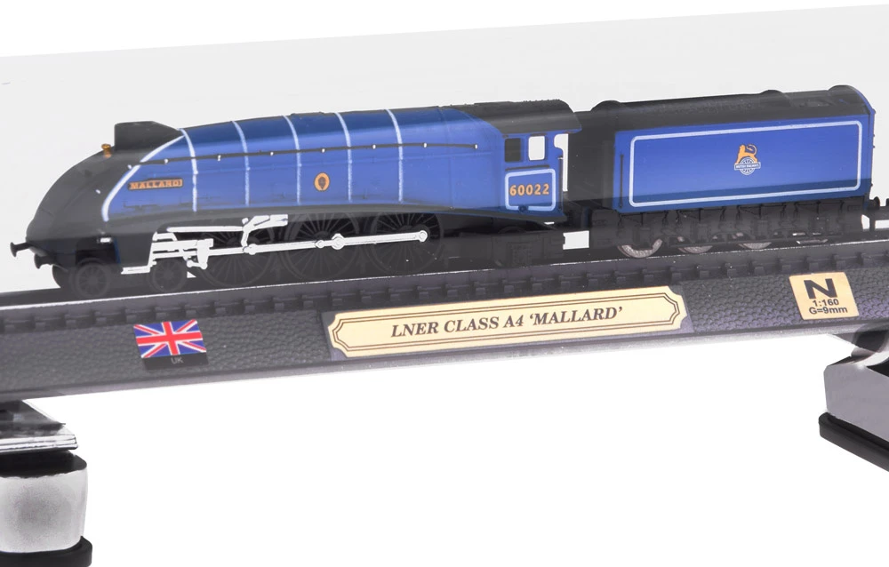 Jokomisiada Šiuolaikinis lokomotyvas Kolekcininkų modelis LNER CLASS A4 MALLARD 1:160