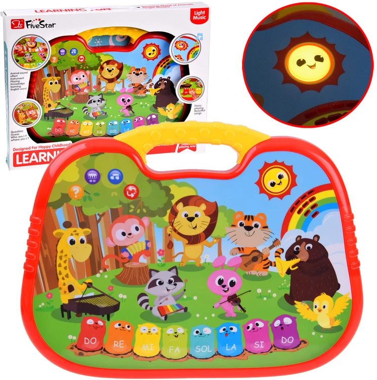 Jokomisiada Educational interactive organ with animals, sounds, melodies ZA5955