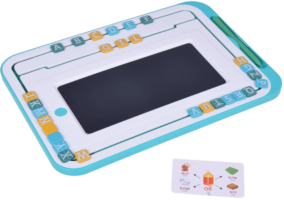 Jokomisiada Mokomasis rinkinys 3in1 LCD lenta + kortelės ANGLŲ KALBOS MOKYMUI TA0113
