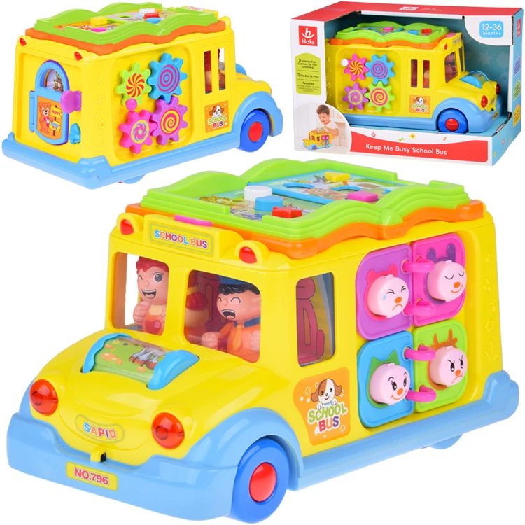 Hola SCHOOL BUS Interaktyvioji transporto priemonė ZA0019